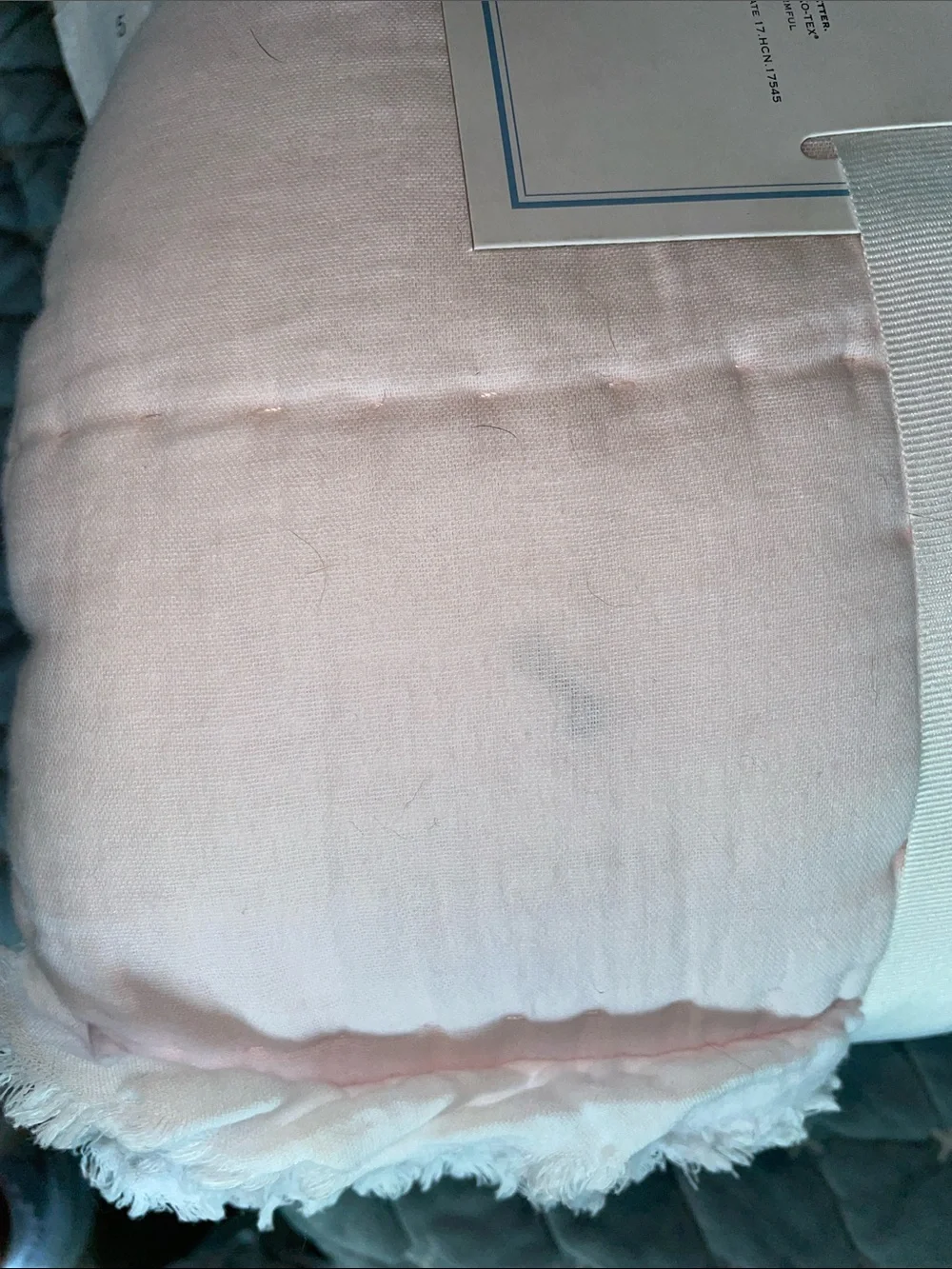 Shabby Chic Twin Size Soft Pink Cotton Gauze Quilt-NWT